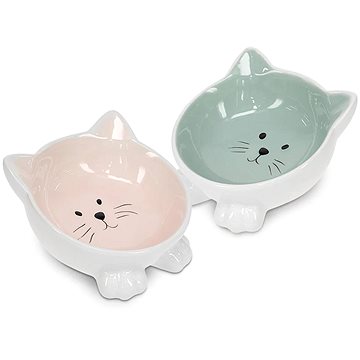 Sortland Sada 2 misek pro kočky z keramiky (50736.02)