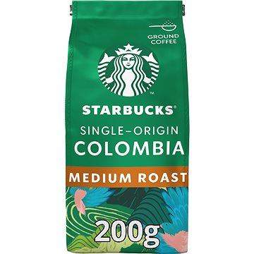 Starbucks Single-Origin Colombia, mletá jednodruhová káva, 200g (12525815)