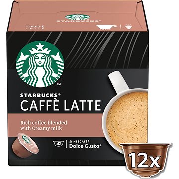 STARBUCKS® Caffe Latte by NESCAFE® DOLCE GUSTO® kávové kapsle 12 ks (12449415)