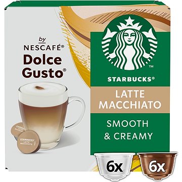 STARBUCKS® Latte Macchiato by NESCAFE® DOLCE GUSTO® kávové kapsle 12 ks (12401282)