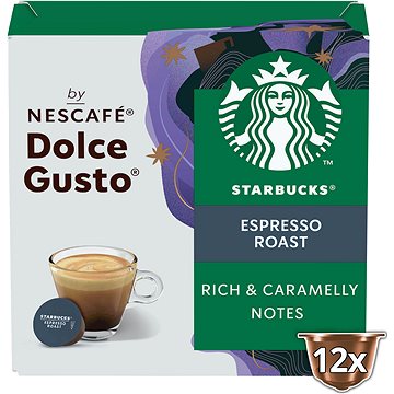STARBUCKS® Dark Espresso Roast by NESCAFE® DOLCE GUSTO® kávové kapsle 12 ks (12401257)