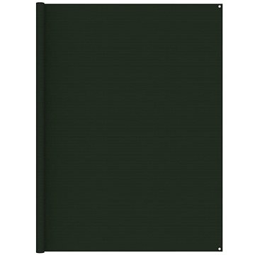 Koberec ke stanu 250 x 250 cm tmavě zelený (310700)