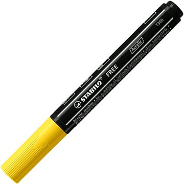 STABILO FREE Acrylic T300 2 - 3 mm, žlutý (4006381575959)