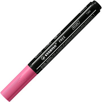STABILO FREE Acrylic T300 2 - 3 mm, růžový (4006381576079)