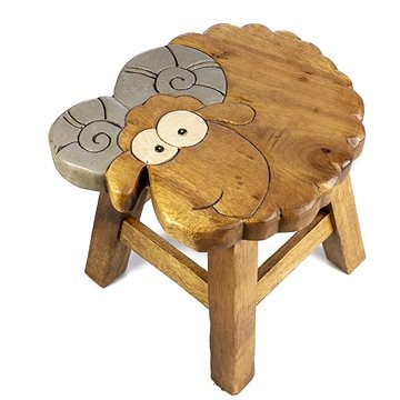 Dřevěná dětská stolička - BERÁNEK (757132885028)