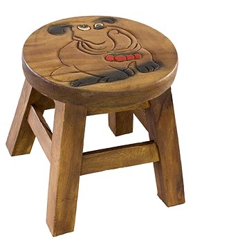 Dřevěná dětská stolička - BULDOČEK (757132884397)