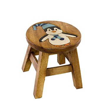Dřevěná dětská stolička - TUČŇÁK (757132884915)