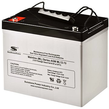 SUNSTONE-POWER AGM akumulátor 12V/70Ah ML12-70