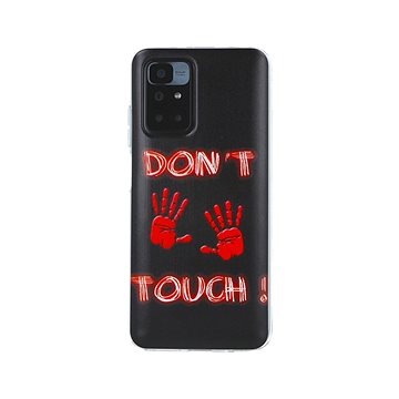 TopQ Kryt Xiaomi Redmi 10 silikon Don't Touch Red 71824 (Sun-71824)