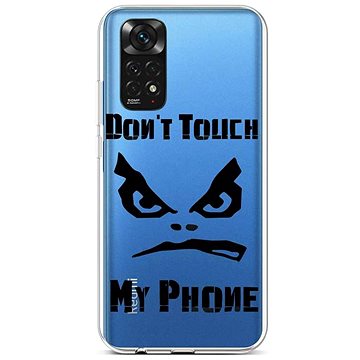TopQ Kryt Xiaomi Redmi Note 11 silikon Don't Touch průhledný 71903 (Sun-71903)