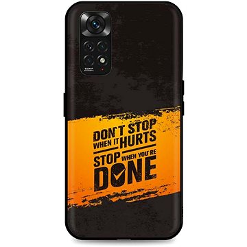 TopQ Kryt Xiaomi Redmi Note 11 silikon Don´t Stop 71828 (Sun-71828)