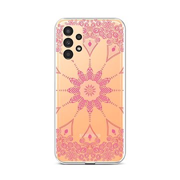 TopQ Kryt Samsung A13 silikon Pink Mandala 72072 (Sun-72072)