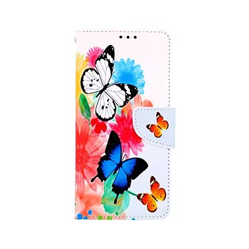 TopQ Pouzdro Samsung A53 5G knížkové Barevné s motýlky 73523 (Sun-73523)