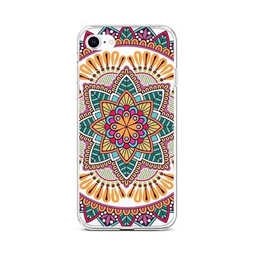 TopQ Kryt iPhone SE 2022 silikon Happy Mandala 73936 (Sun-73936)