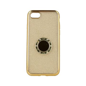 TopQ Kryt iPhone SE 2020 silikon Diamond zlatý 49348 (Sun-49348)