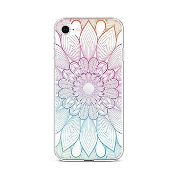 TopQ Kryt iPhone SE 2022 silikon Rainbow Mandala 74005 (Sun-74005)