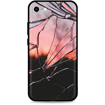 TopQ Kryt LUXURY iPhone SE 2022 pevný Pink Broken 74075 (Sun-74075)
