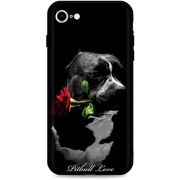 TopQ Kryt iPhone SE 2022 silikon Pitbull Love 74497 (Sun-74497)