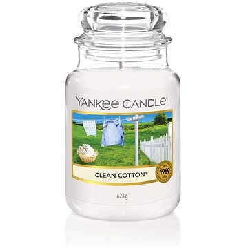 YANKEE CANDLE Classic velký Clean Cotton 623 g (5038580000108)