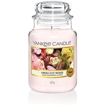 YANKEE CANDLE Classic velký Fresh Cut Roses 623 g (5038580000207)