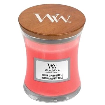 WOODWICK Melon and Pink Quartz 85 g (5038581113333)