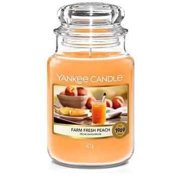 YANKEE CANDLE Farm Fresh Peach 623 g (5038581123578)