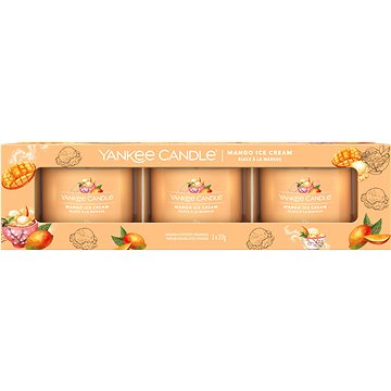 YANKEE CANDLE Mango Ice Cream set Sampler 3× 37 g (5038581131450)
