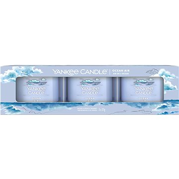 YANKEE CANDLE Ocean Air set Sampler 3× 37 g (5038581128337)