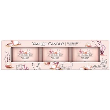 YANKEE CANDLE Set Pink Sands Sampler 3× 37 g (5038581130361)