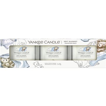 YANKEE CANDLE Set Soft Blanket Sampler 3× 37 g (5038581125374)