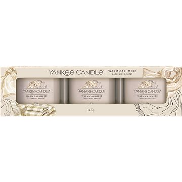 YANKEE CANDLE Set Warm Cashmere Sampler 3× 37 g (5038581125497)
