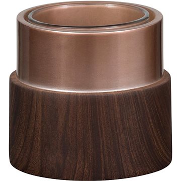 YANKEE CANDLE svícen Wood And Copper (5038580085907)
