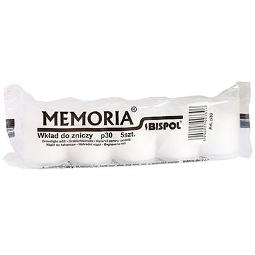 BISPOL hřbitovní svíčky Memoria bílá 5× 30 g (5906927003054)