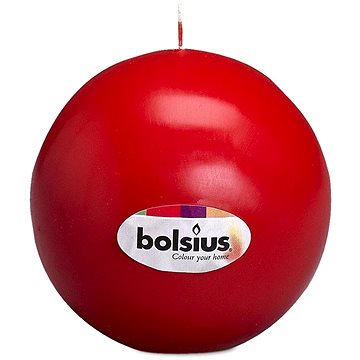BOLSIUS svíčka koule červená 7 cm (8717847134752)