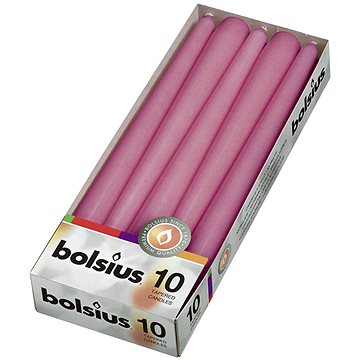 BOLSIUS parafínová svíčka fuchsiová 10 ks (8717847134158)