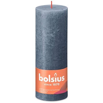 BOLSIUS rustikální sloupová eukalyptově zelená 190 × 68 mm (8717847149480)