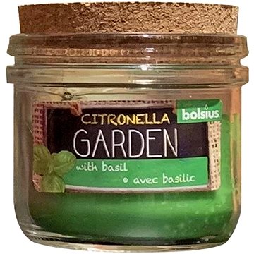 BOLSIUS Citronella zahradní s korkem Basillicum 80 × 83 mm (8717847140739)