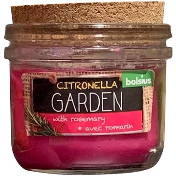 BOLSIUS Citronella zahradní s korkem Rozmarýn 80 × 83 mm (8717847140753)