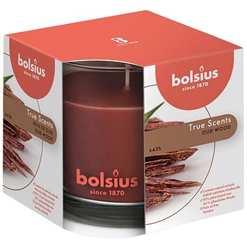 BOLSIUS True Scents Oud Wood 95 × 95 mm (8717847136688)