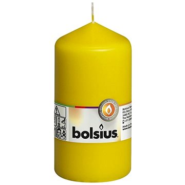 BOLSIUS svíčka klasická žlutá 130 × 68 mm (8717847027528)