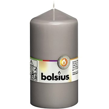 BOLSIUS svíčka klasická teplá šedá 130 × 68 mm (8717847131195)