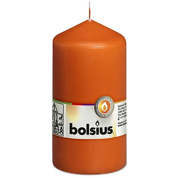 BOLSIUS svíčka klasická oranžová 130 × 68 mm (8717847027535)