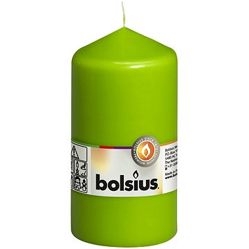BOLSIUS svíčka klasická světle zelená 130 × 68 mm (8717847021816)