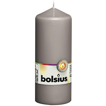 BOLSIUS svíčka klasická teplá šedá 150 × 58 mm (8717847131133)
