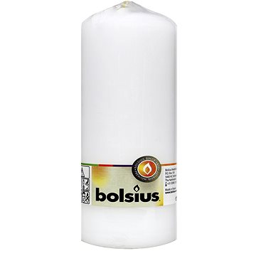 BOLSIUS svíčka klasická bílá 200 × 68 mm (8711711386018)