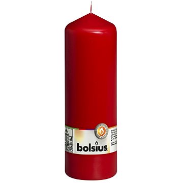 BOLSIUS svíčka klasická červená 200 × 68 mm (8711711386100)