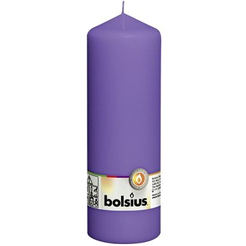 BOLSIUS svíčka klasická fialová 200 × 68 mm (8717847132918)