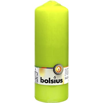 BOLSIUS svíčka klasická světle zelená 200 × 68 mm (8717847021830)