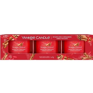 YANKEE CANDLE Sparkling Cinnamon 3× 37 g (5038581125428)