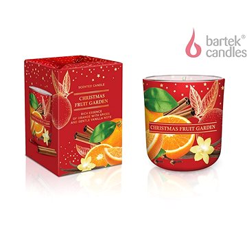 BARTEK CANDLES Orange With Spices/Apple With Cinnamon (mix motivů) 150 g (5901685068789)
